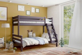 АДЕЛЬ Кровать двухъярусная с наклонной лестницей (лаванда) в Игре - igra.mebel-74.com | фото