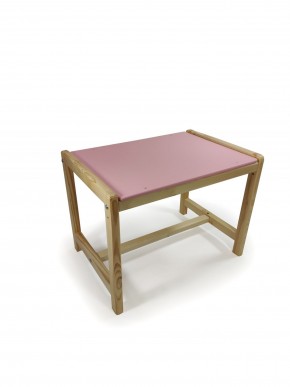 Детский растущий стол Я САМ "Лофт" (Розовый, Сосна) в Игре - igra.mebel-74.com | фото