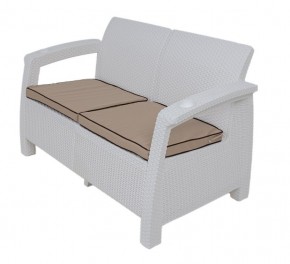 Диван Yalta Premium Sofa 2 Set (Ялта) белый (+подушки под спину) в Игре - igra.mebel-74.com | фото