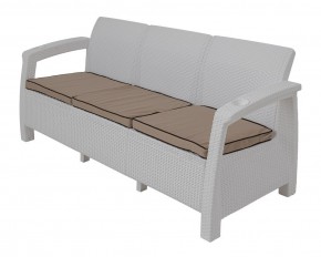 Диван Yalta Premium Sofa 3 Set (Ялта) белый (+подушки под спину) в Игре - igra.mebel-74.com | фото
