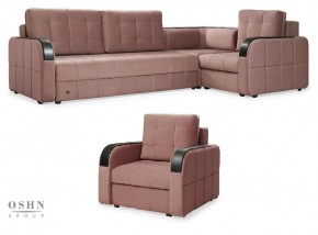 Комплект мягкой мебели Остин HB-178-18 (Велюр) Угловой + 1 кресло в Игре - igra.mebel-74.com | фото