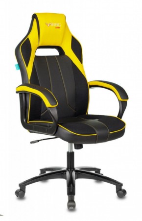 Кресло игровое Бюрократ VIKING 2 AERO YELLOW черный/желтый в Игре - igra.mebel-74.com | фото