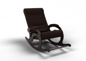 Кресло-качалка Тироль 12-Т-ГР (ткань/венге) ГРАФИТ в Игре - igra.mebel-74.com | фото
