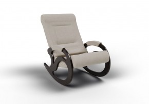 Кресло-качалка Вилла 11-Т-Ш (ткань/венге) ШОКОЛАД в Игре - igra.mebel-74.com | фото