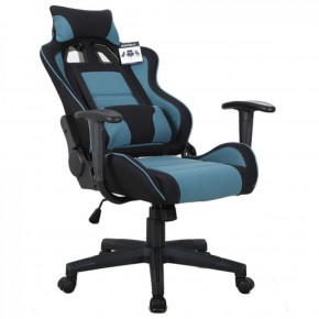 Кресло компьютерное BRABIX "GT Racer GM-100" (черное/голубое) 531818 в Игре - igra.mebel-74.com | фото