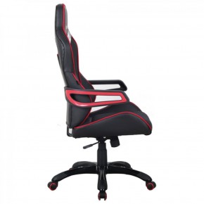 Кресло компьютерное BRABIX Nitro GM-001 (ткань/экокожа) черное, вставки красные (531816) в Игре - igra.mebel-74.com | фото