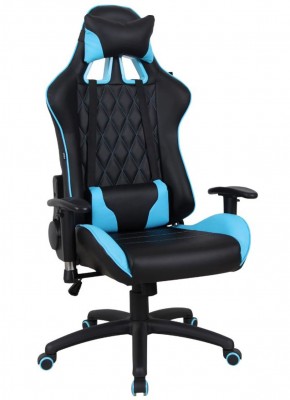 Кресло компьютерное BRABIX "GT Master GM-110" (черное/голубое) 531928 в Игре - igra.mebel-74.com | фото