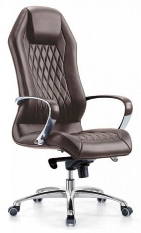 Кресло руководителя Бюрократ _AURA/BROWN коричневый в Игре - igra.mebel-74.com | фото