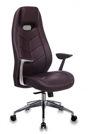 Кресло руководителя Бюрократ _ZEN/BROWN коричневый в Игре - igra.mebel-74.com | фото