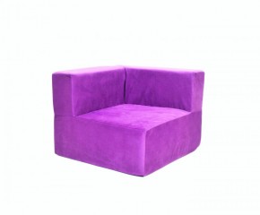 Кресло-угловое-модуль бескаркасное Тетрис 30 (Фиолетовый) в Игре - igra.mebel-74.com | фото
