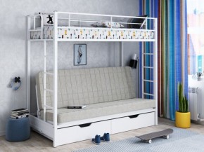 Кровать двухъярусная с диваном "Мадлен-ЯЯ" с ящиками в Игре - igra.mebel-74.com | фото
