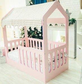 Кровать-домик без ящика 800*1600 (Розовый) в Игре - igra.mebel-74.com | фото
