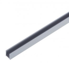 Планка торцевая "П" 4 мм для стеновой панели (алюминий) в Игре - igra.mebel-74.com | фото