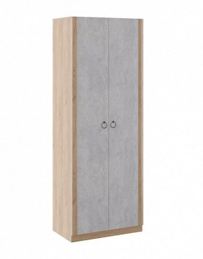 Шкаф 2 двери Глэдис М22 (Дуб Золотой/Цемент светлый) в Игре - igra.mebel-74.com | фото