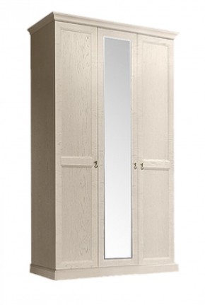 Шкаф 3-х дверный (с зеркалом) для платья и белья Венеция дуб седан (ВНШ1/3) в Игре - igra.mebel-74.com | фото